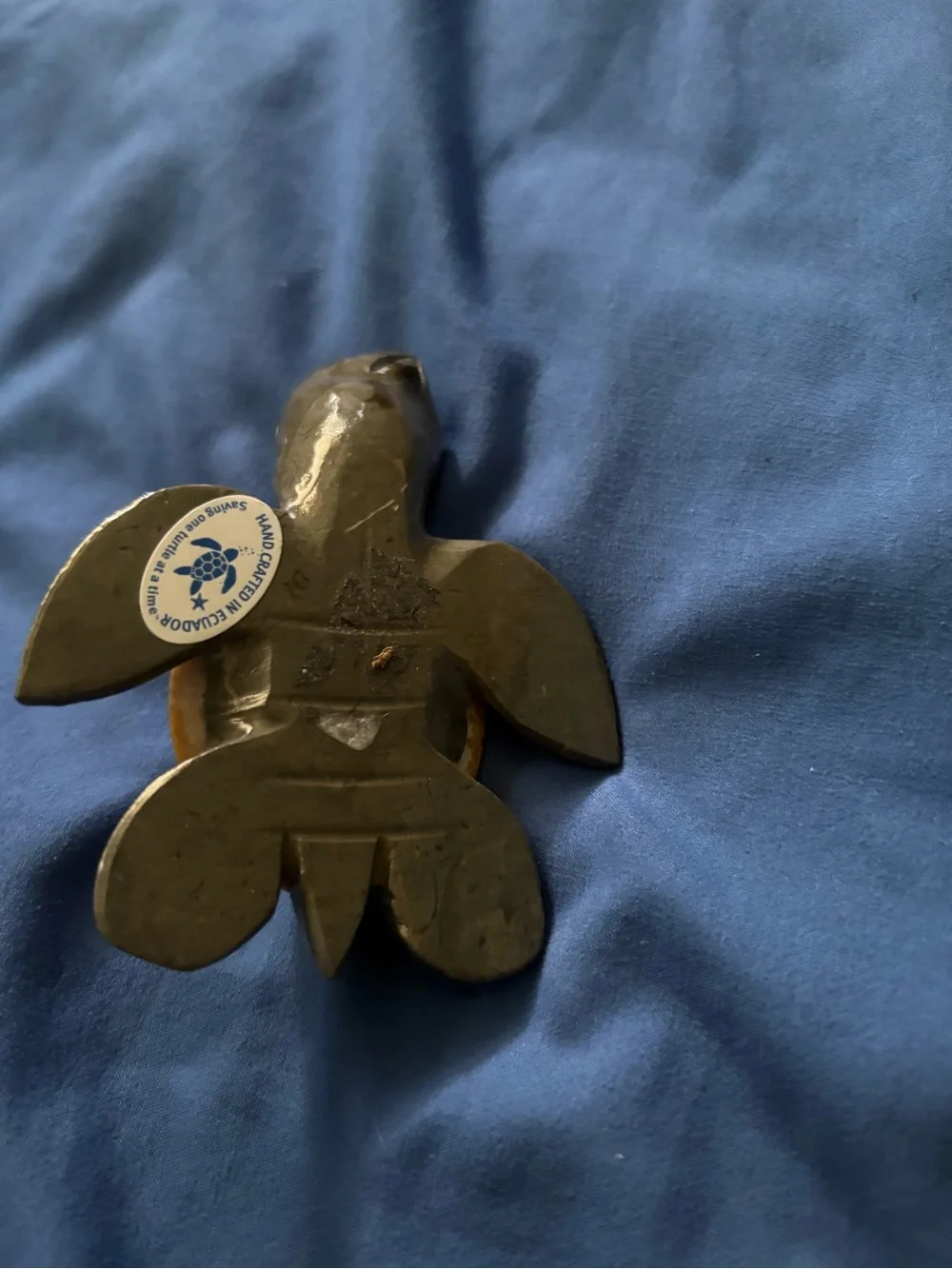 Hand-Crafted Stone Turtle Figurine From Sea World